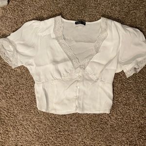 Lacy crop top